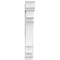 Ekena Millwork Standard Merced Architectural Grade PVC Bracket with Traditional Ends, 3"W x 18"D x 24"H BKTP03X18X24MRC01 - alternate 4